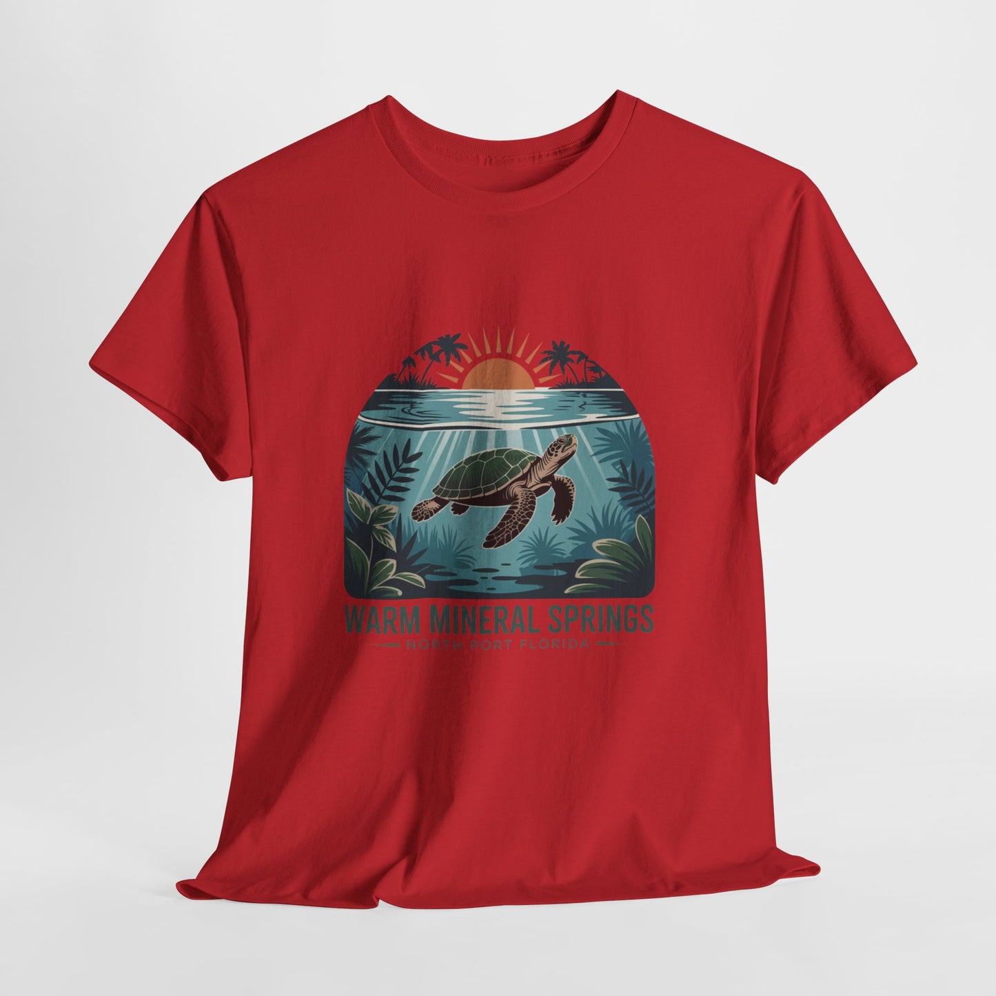 Warm Mineral Springs North Port Florida Turtle T-Shirt