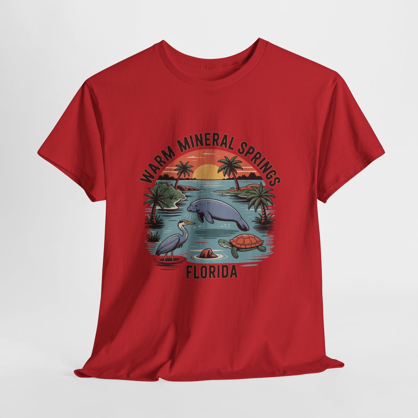 Warm Mineral Springs Florida Wildlife Scene T-Shirt