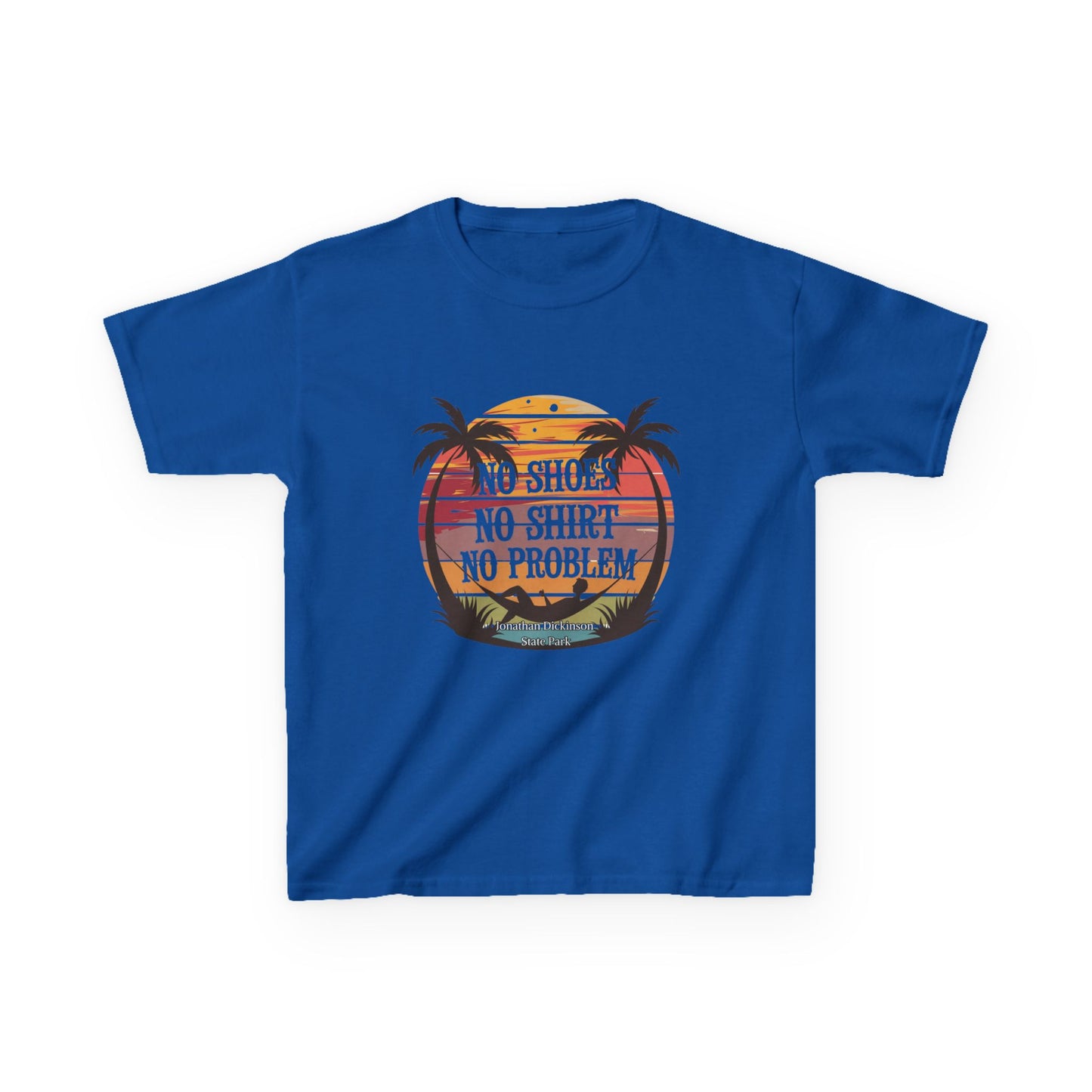 Jonathan Dickinson State Park No Shoes Kids Heavy Cotton™ Tee