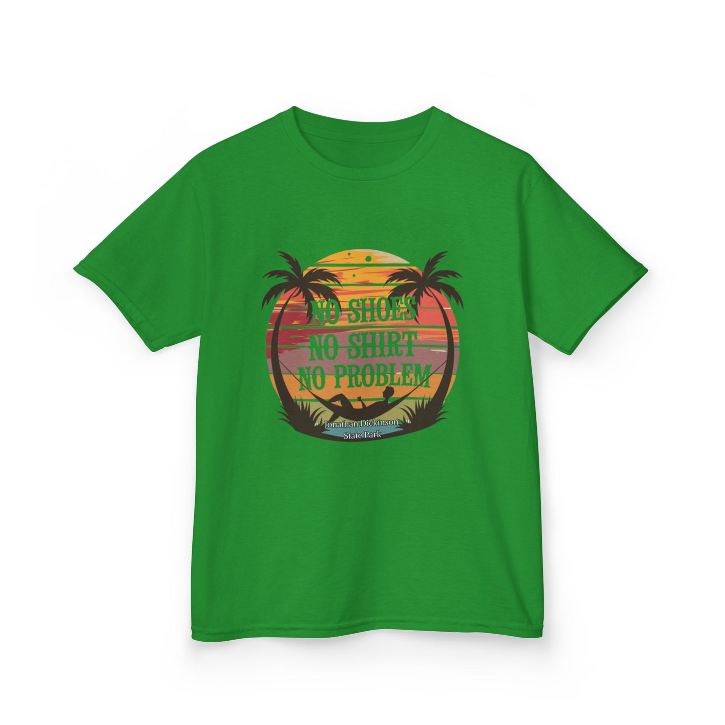 Jonathan Dickinson State Park No Shoes Kids Heavy Cotton™ Tee