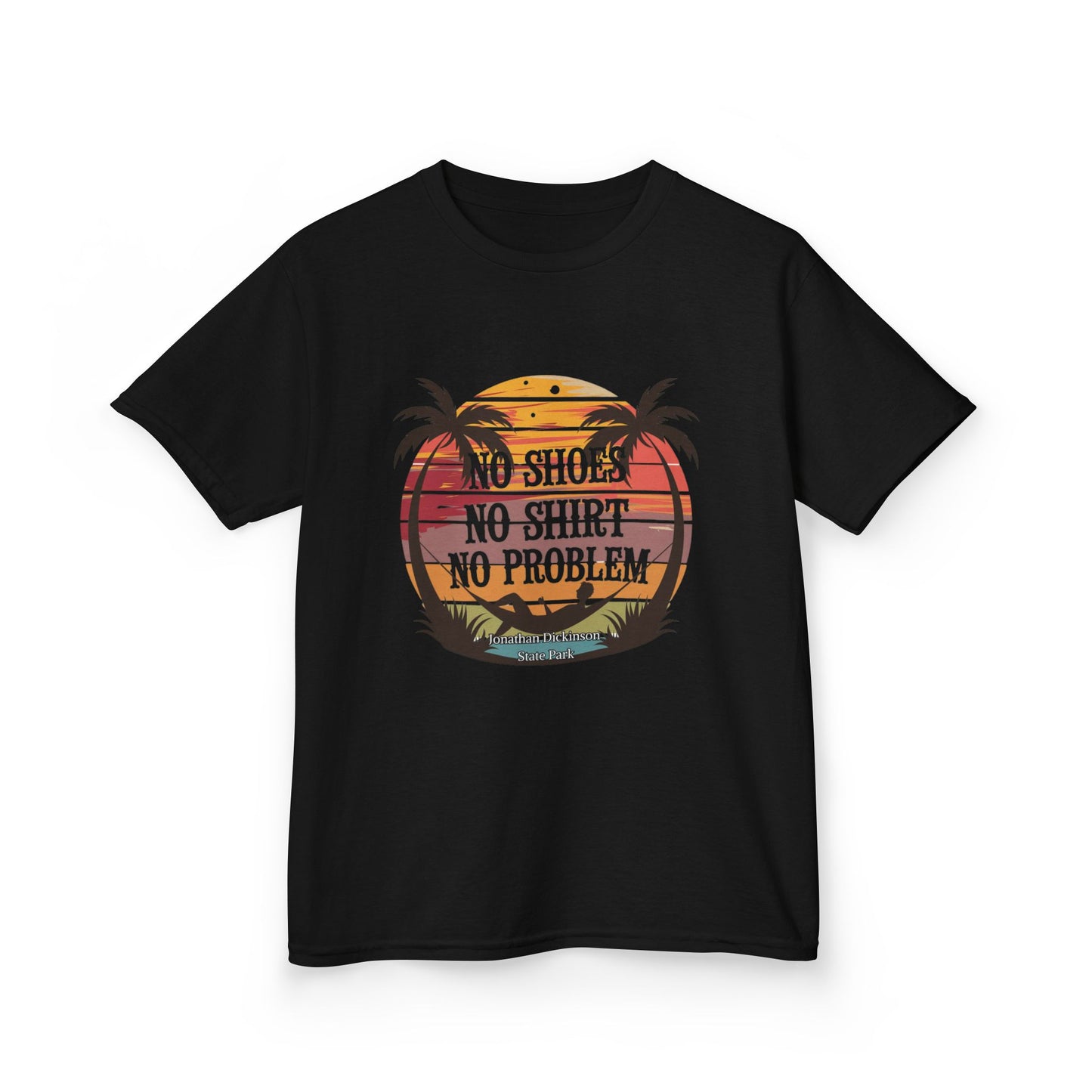 Jonathan Dickinson State Park No Shoes Kids Heavy Cotton™ Tee