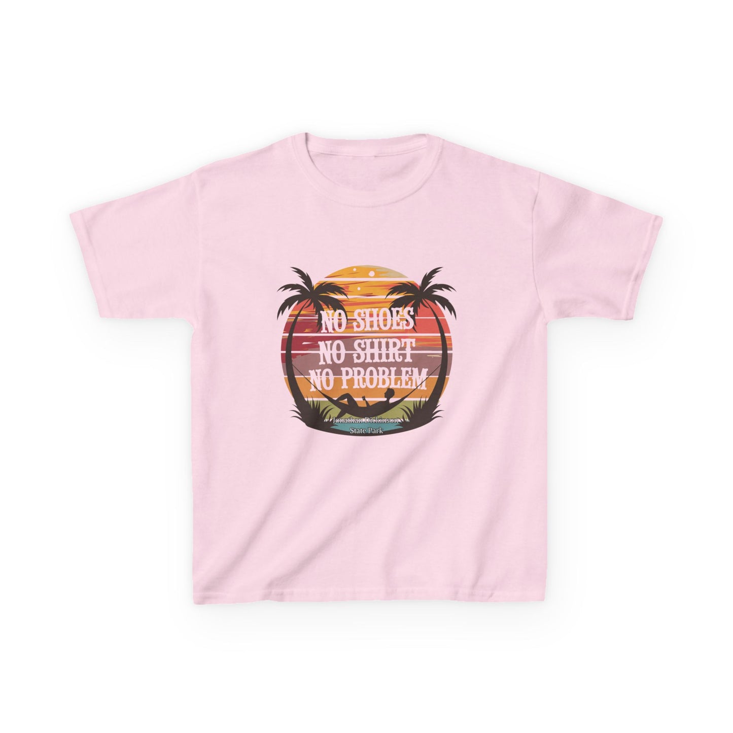 Jonathan Dickinson State Park No Shoes Kids Heavy Cotton™ Tee
