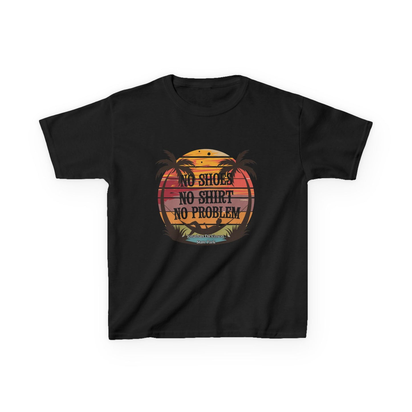 Jonathan Dickinson State Park No Shoes Kids Heavy Cotton™ Tee
