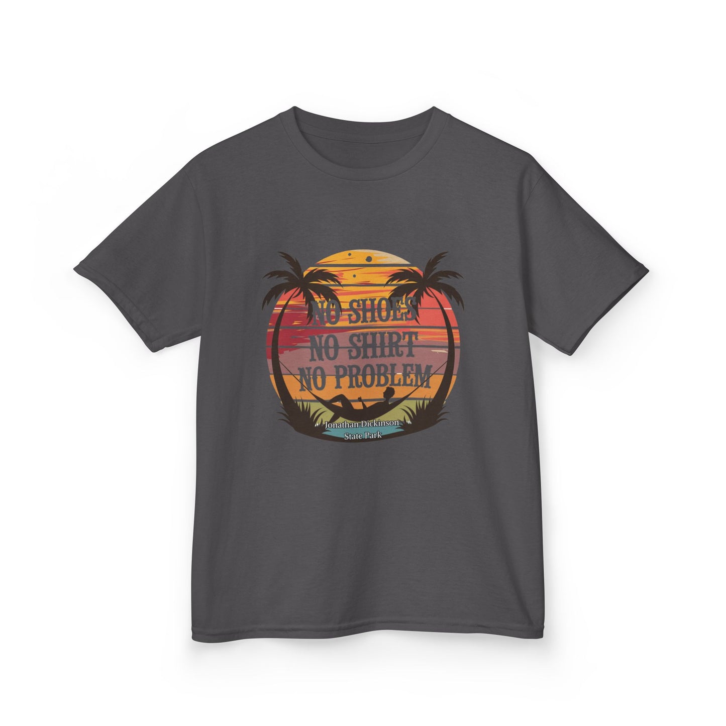 Jonathan Dickinson State Park No Shoes Kids Heavy Cotton™ Tee