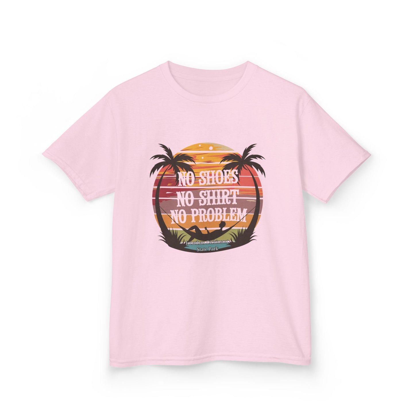 Jonathan Dickinson State Park No Shoes Kids Heavy Cotton™ Tee