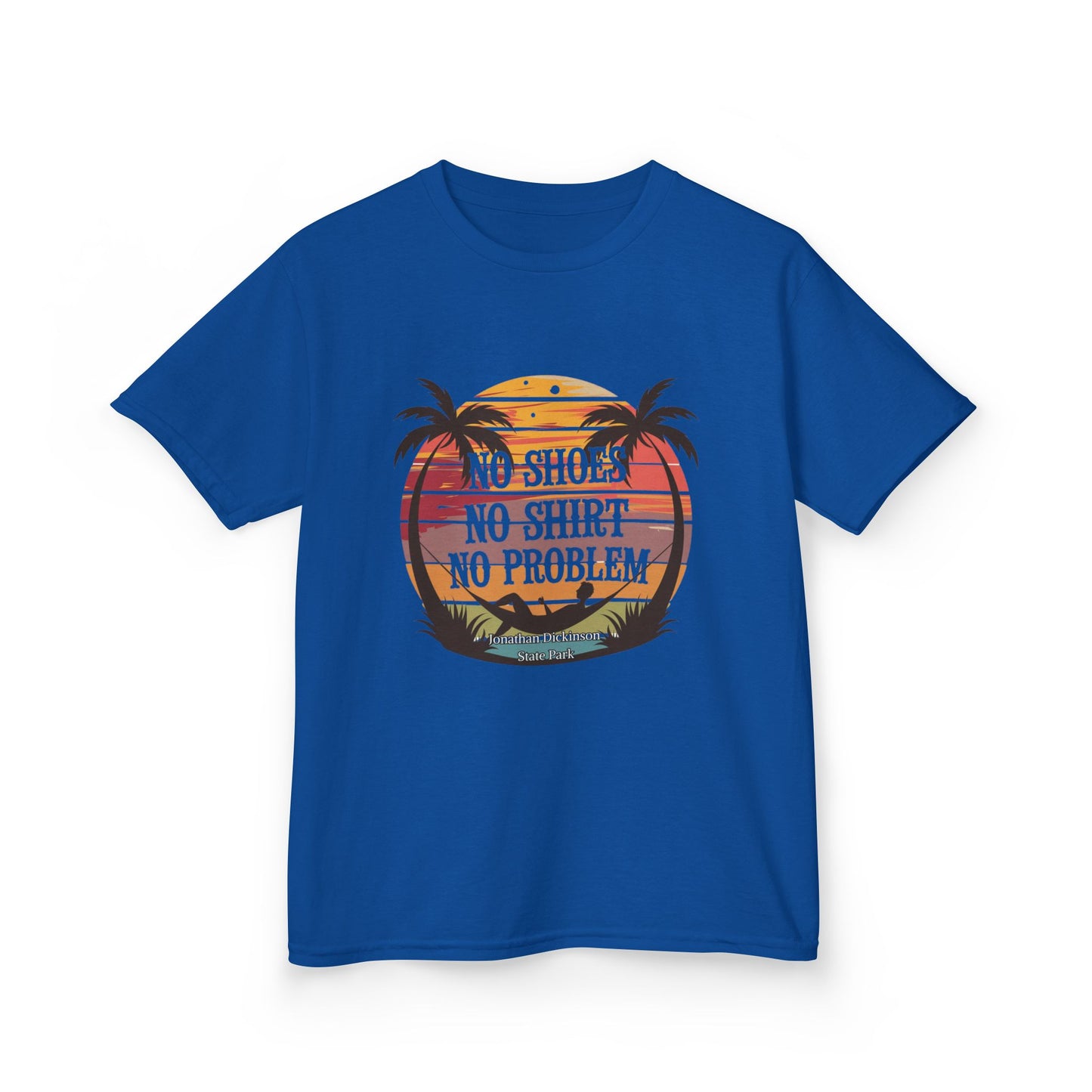 Jonathan Dickinson State Park No Shoes Kids Heavy Cotton™ Tee