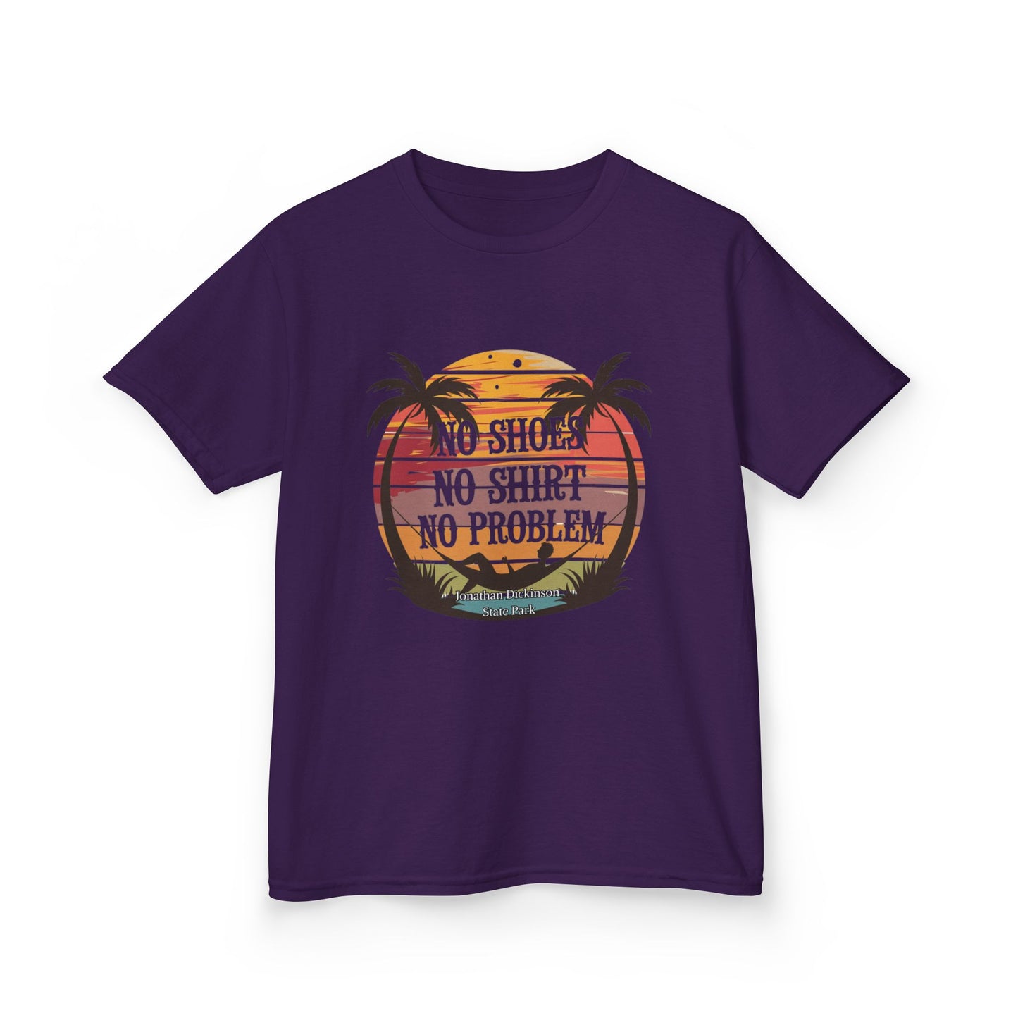 Jonathan Dickinson State Park No Shoes Kids Heavy Cotton™ Tee