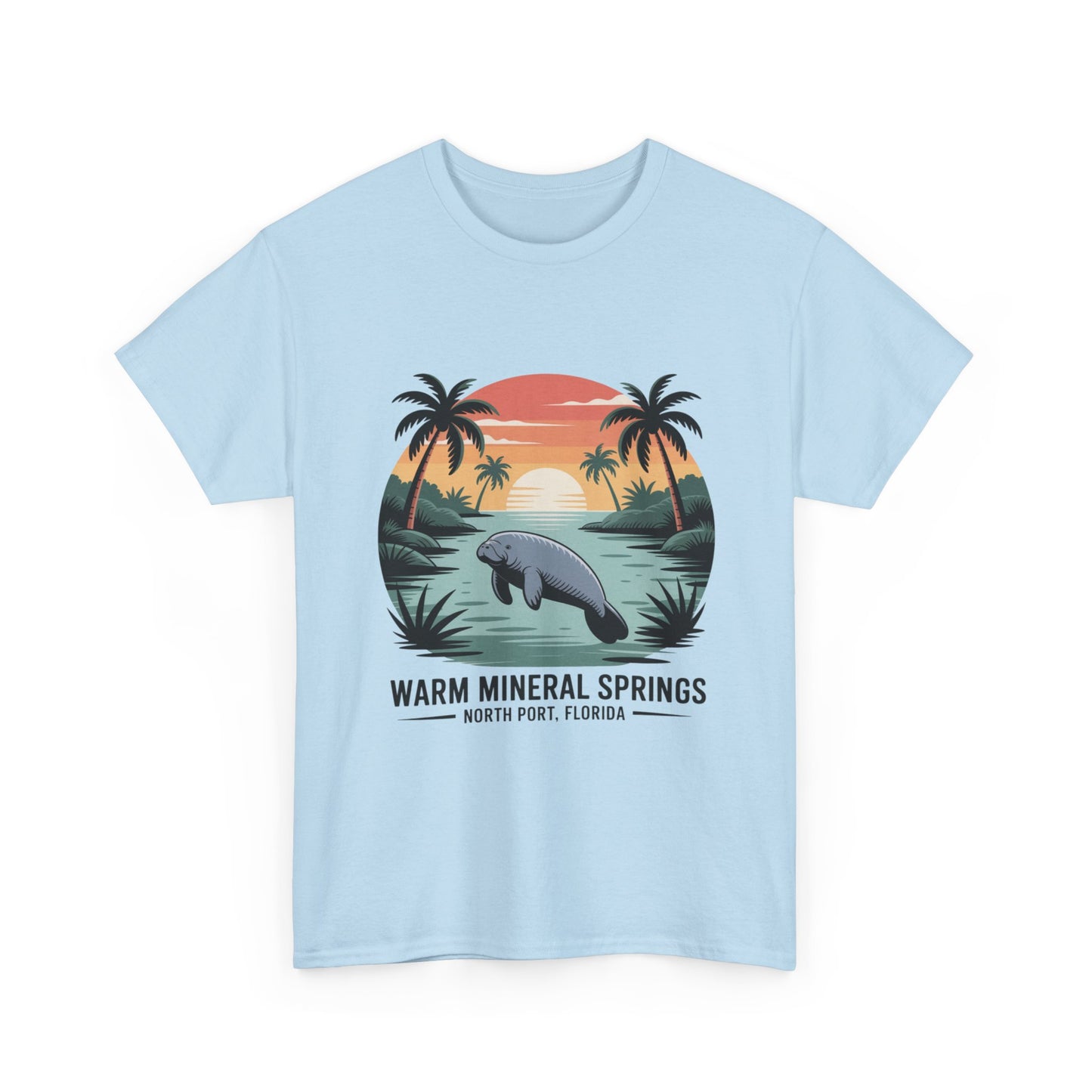 Warm Mineral Springs North Port Florida Manatee T-Shirt