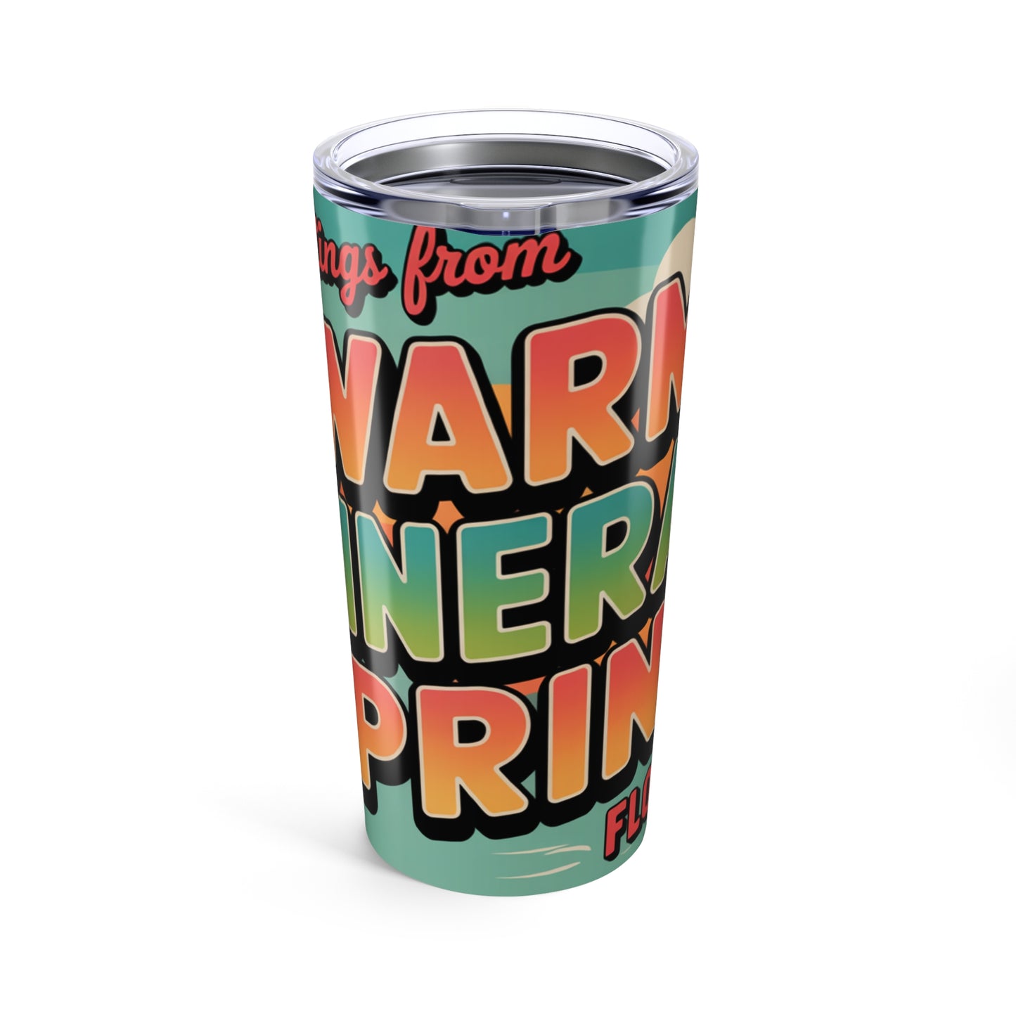 Warm Mineral Springs Florida Greetings Travel Tumbler