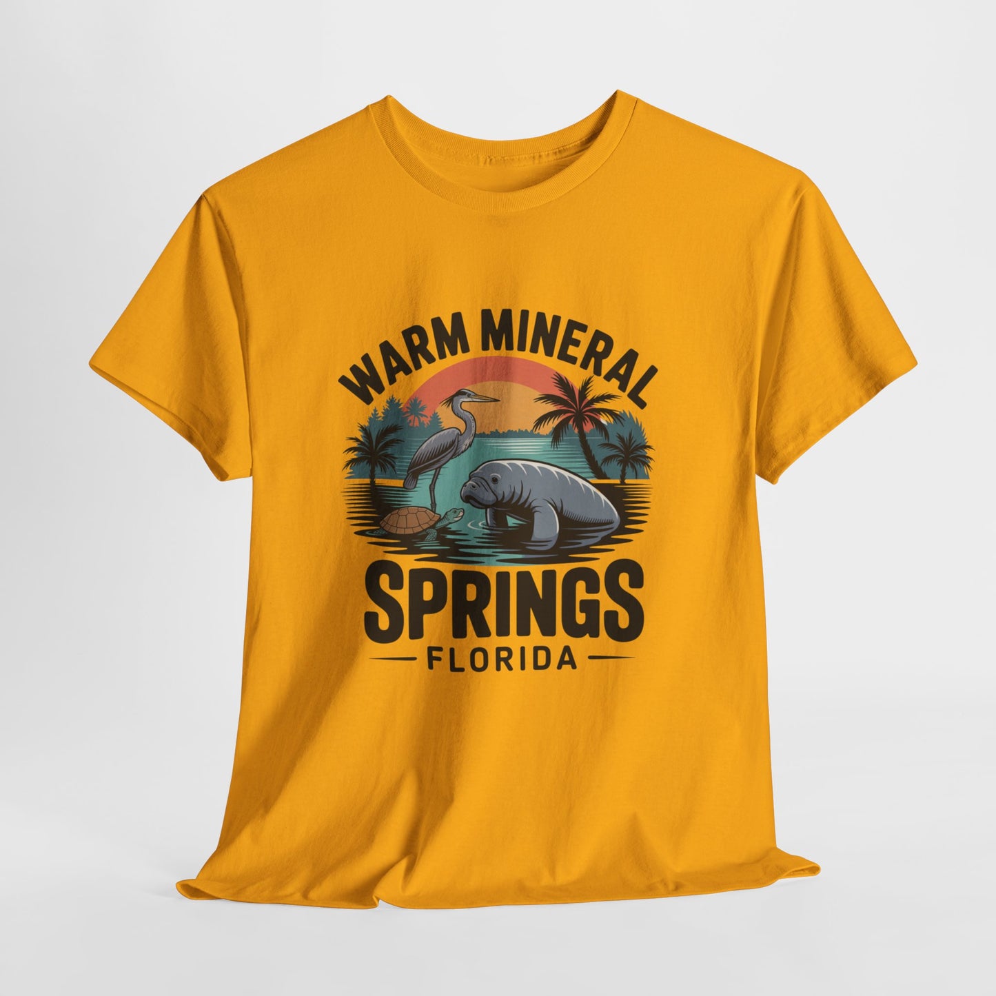 Warm Mineral Springs Florida Wildlife Sunset T-Shirt