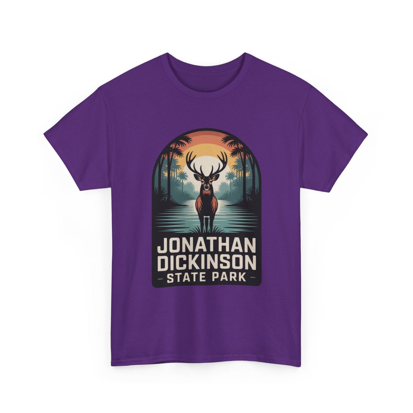 Jonathan Dickinson State Park Deer T-Shirt – Adult Florida Wildlife Sunset Nature Tee