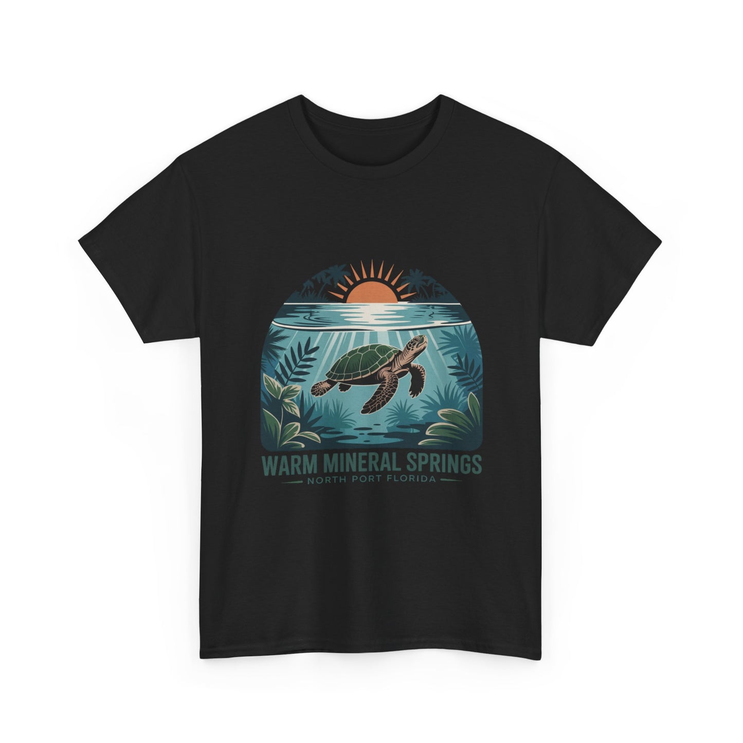 Warm Mineral Springs North Port Florida Turtle T-Shirt