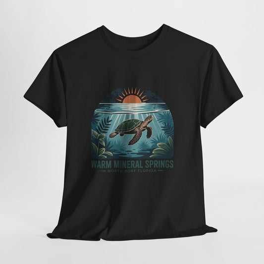 Warm Mineral Springs North Port Florida Turtle T-Shirt