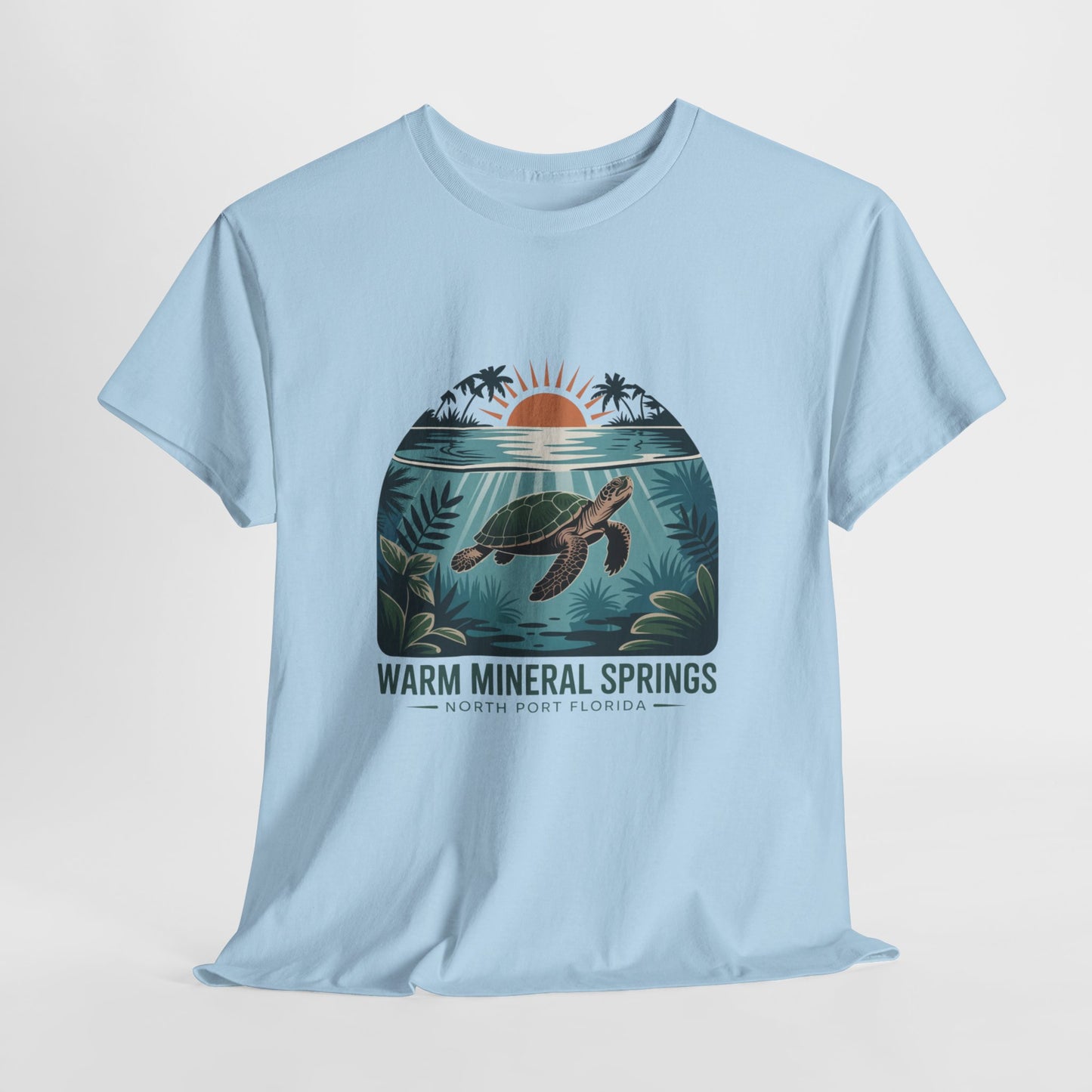 Warm Mineral Springs North Port Florida Turtle T-Shirt