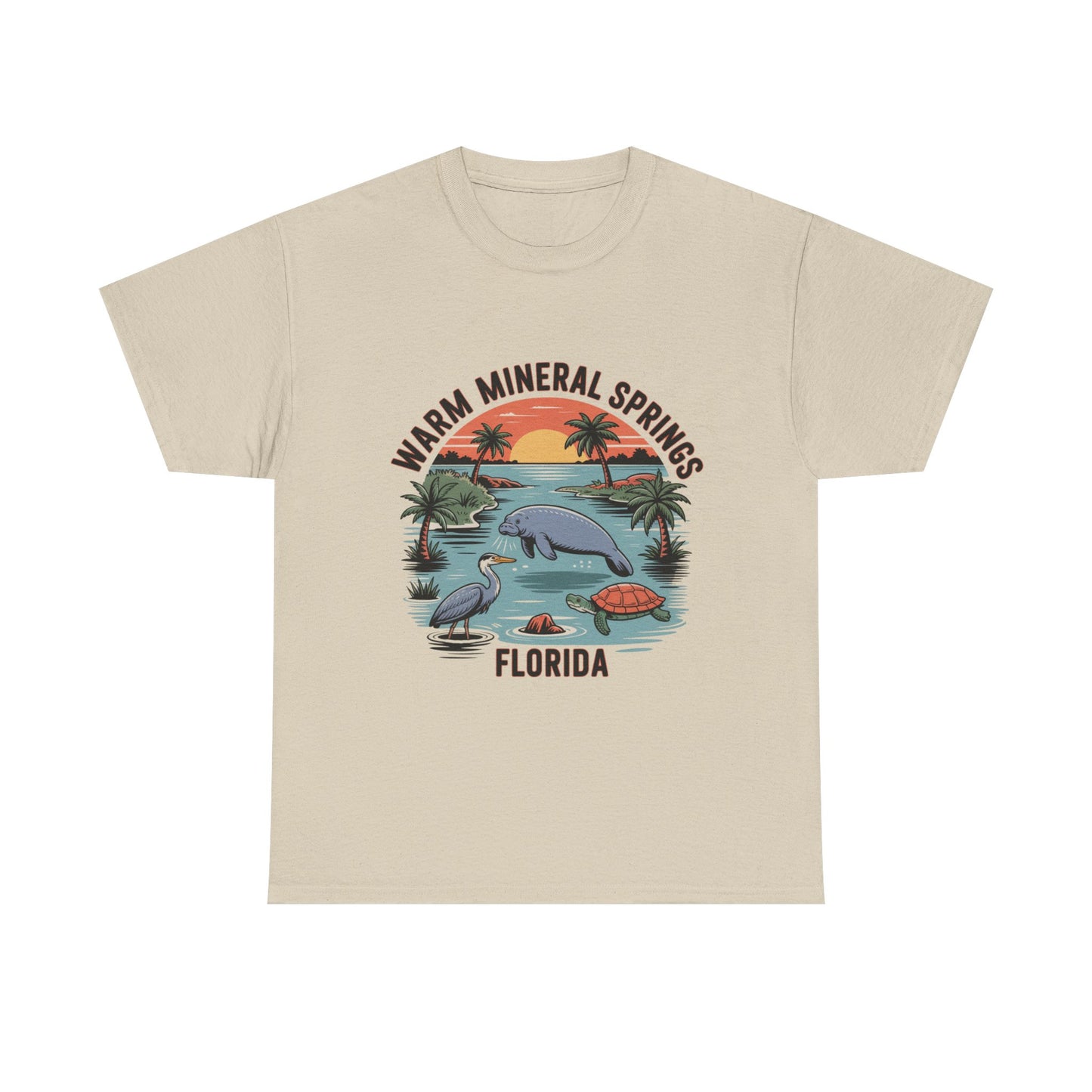 Warm Mineral Springs Florida Wildlife Scene T-Shirt