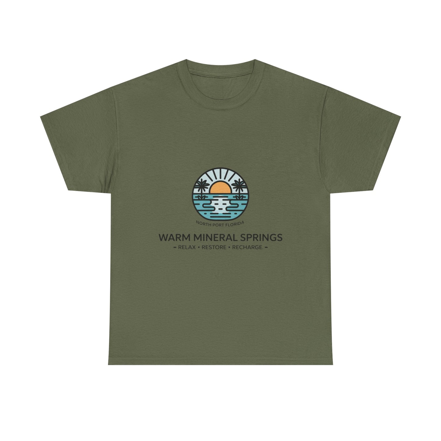 Warm Mineral Springs North Port Florida Relax T-Shirt