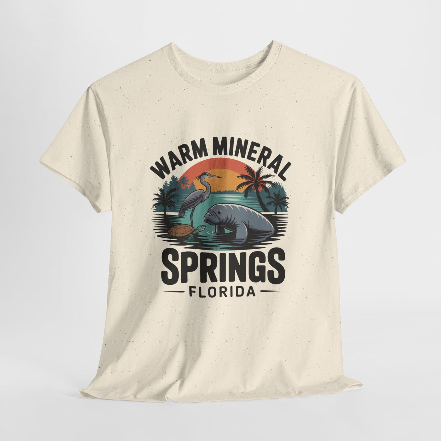 Warm Mineral Springs Florida Wildlife Sunset T-Shirt
