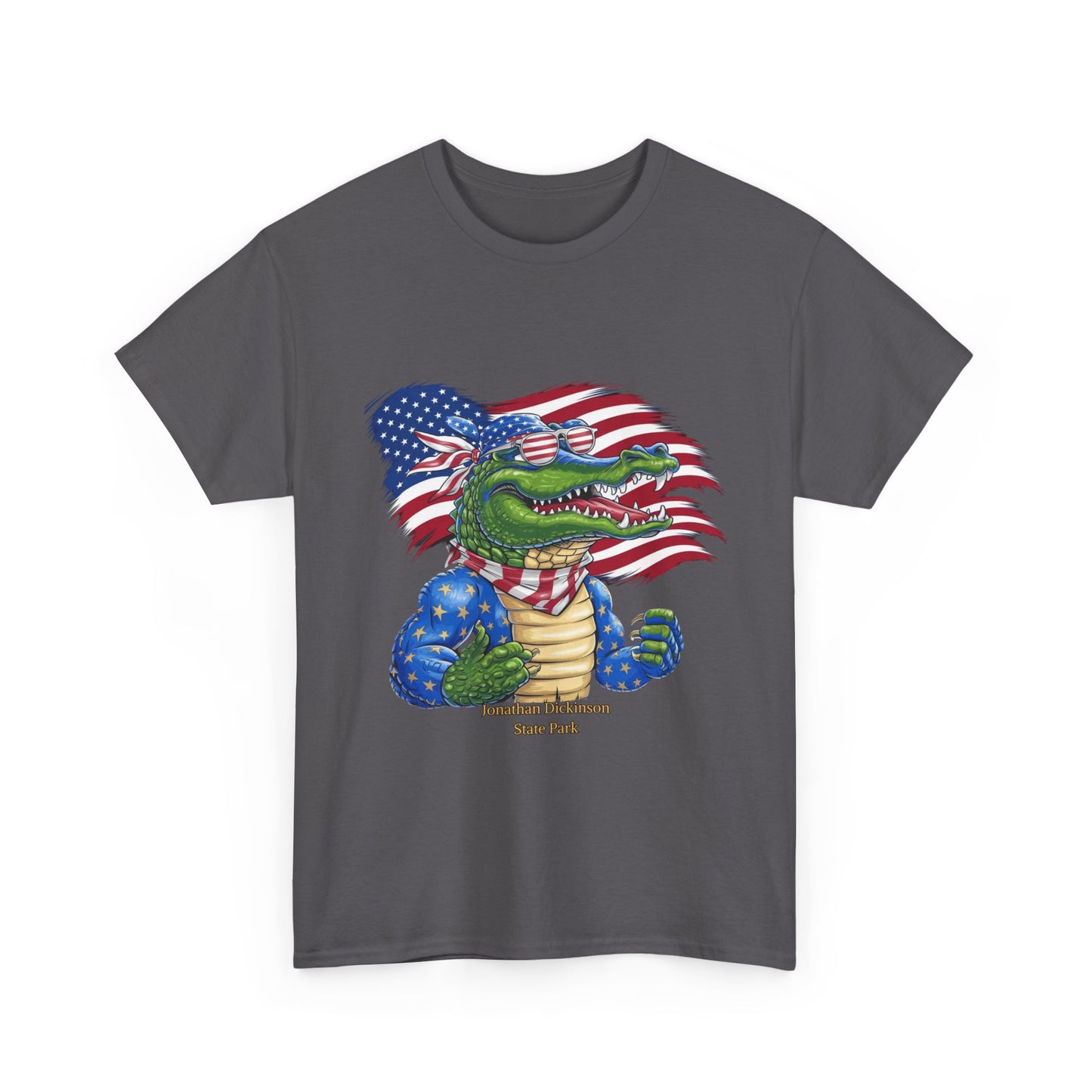 4th of July Alligator T-Shirt – Jonathan Dickinson State Park Patriotic USA Gator Tee
