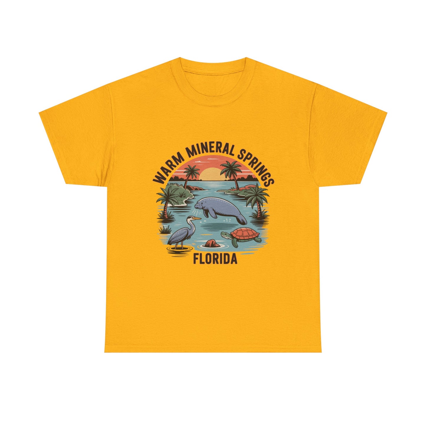 Warm Mineral Springs Florida Wildlife Scene T-Shirt