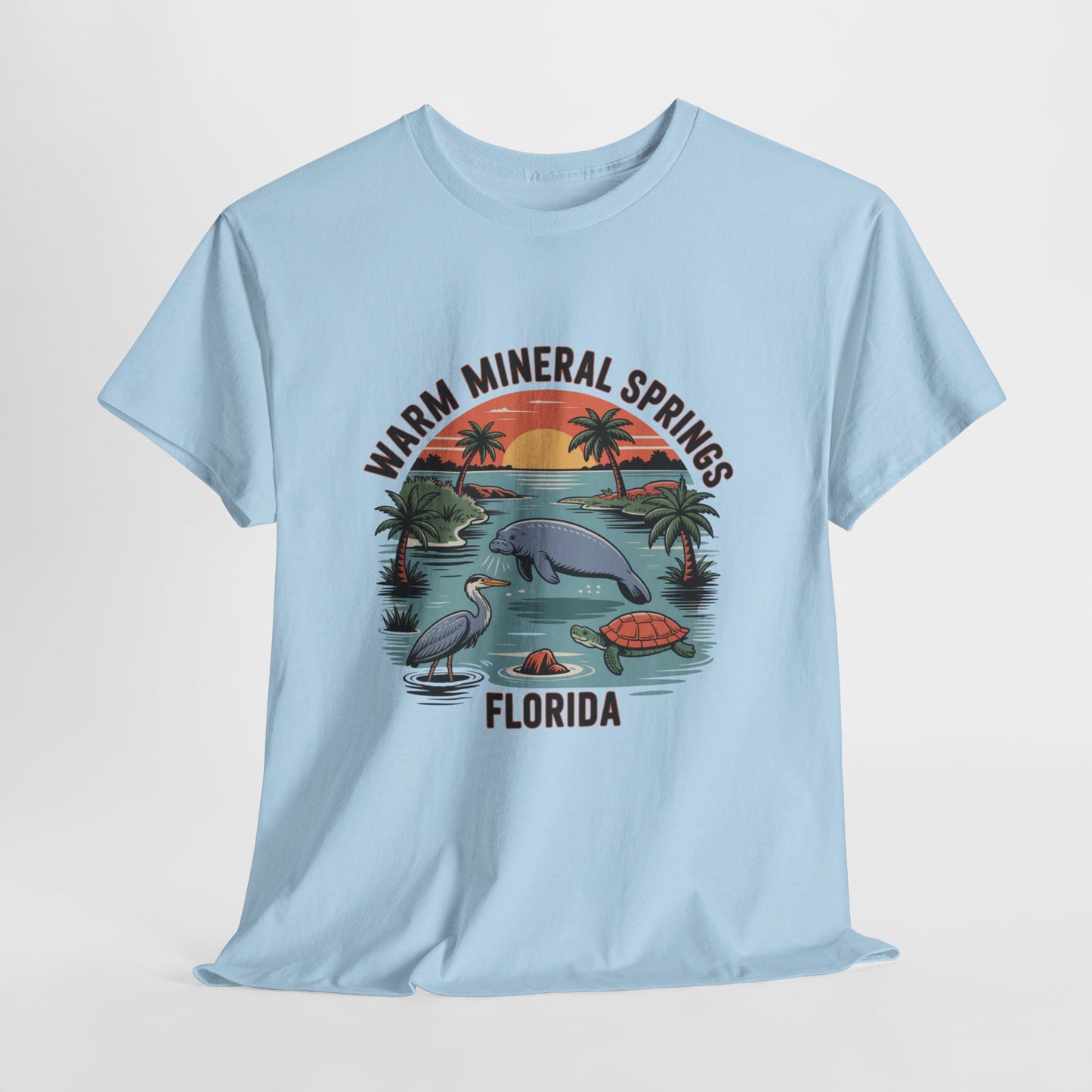 Warm Mineral Springs Florida Wildlife Scene T-Shirt