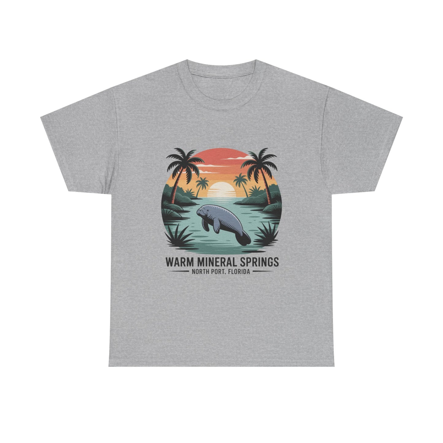 Warm Mineral Springs North Port Florida Manatee T-Shirt