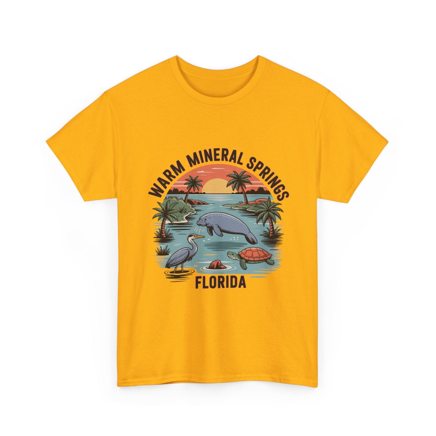 Warm Mineral Springs Florida Wildlife Scene T-Shirt