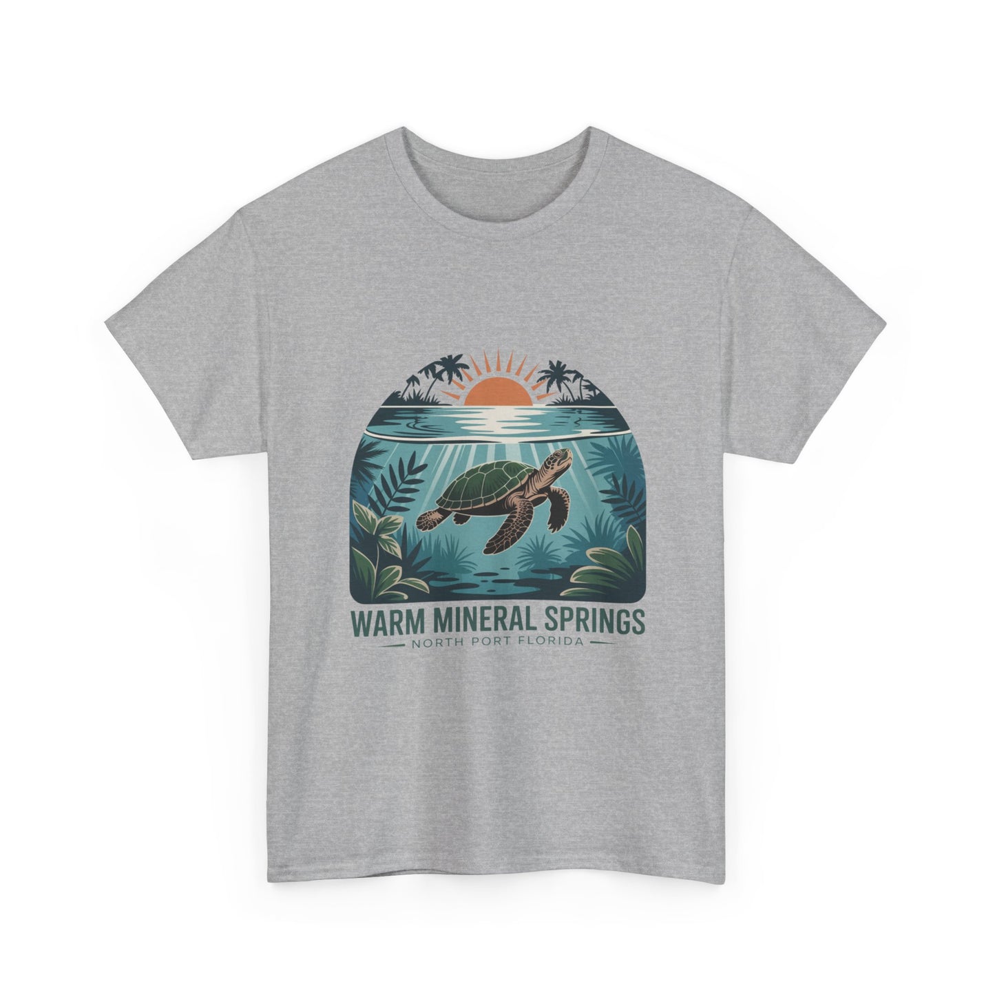 Warm Mineral Springs North Port Florida Turtle T-Shirt