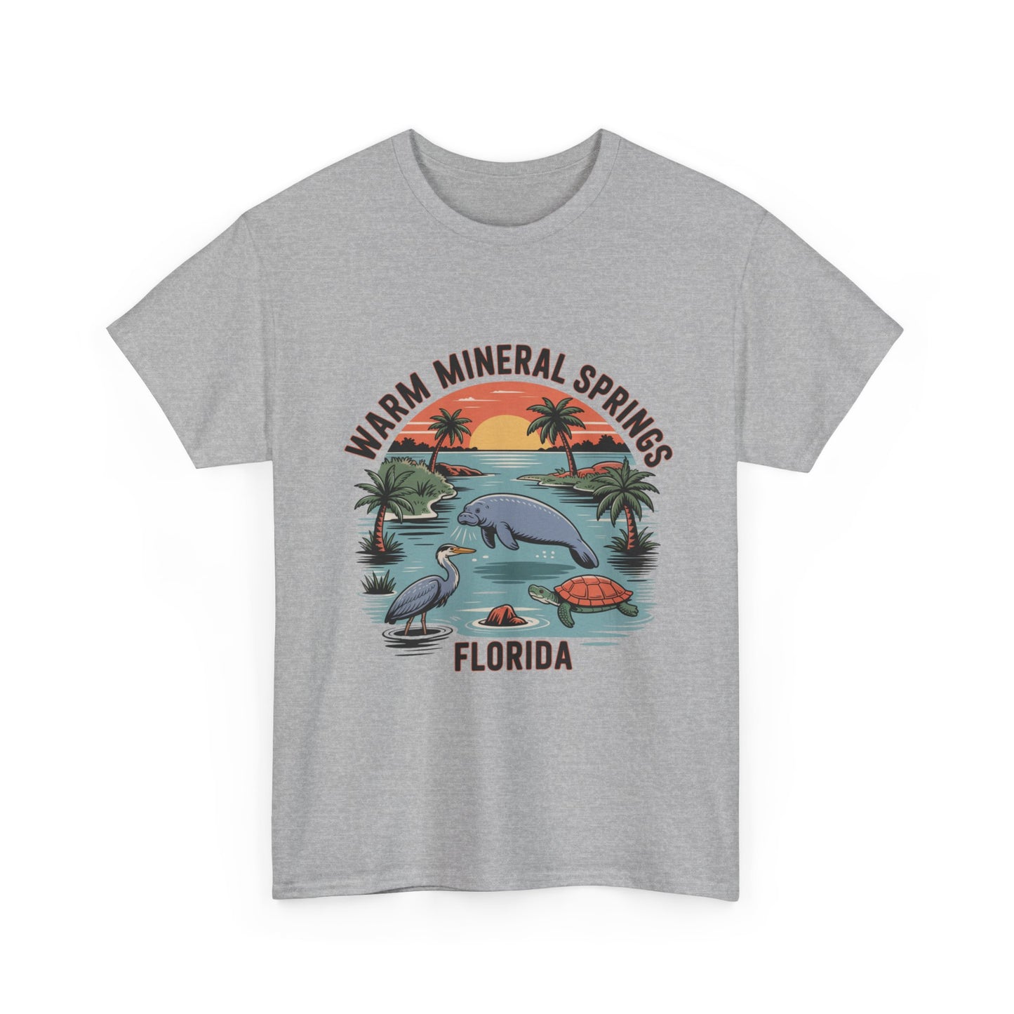 Warm Mineral Springs Florida Wildlife Scene T-Shirt