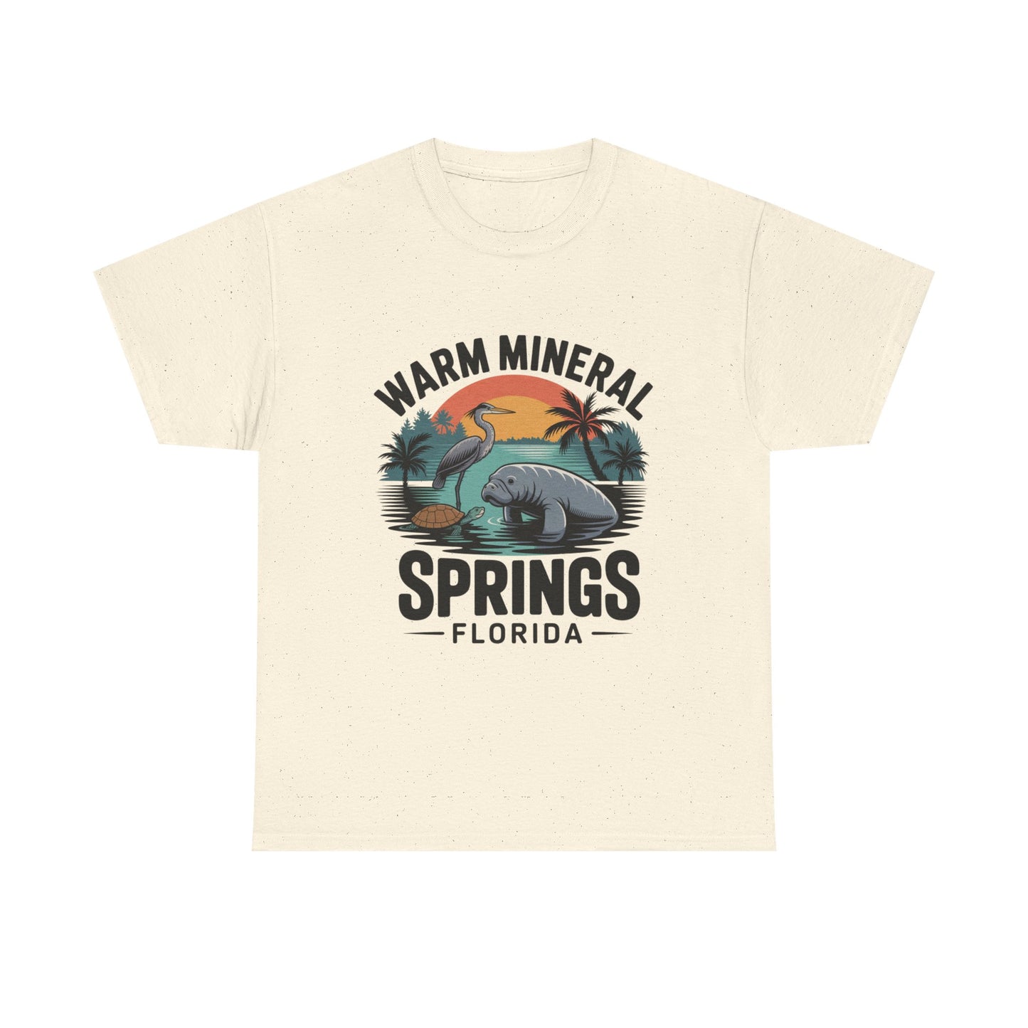 Warm Mineral Springs Florida Wildlife Sunset T-Shirt