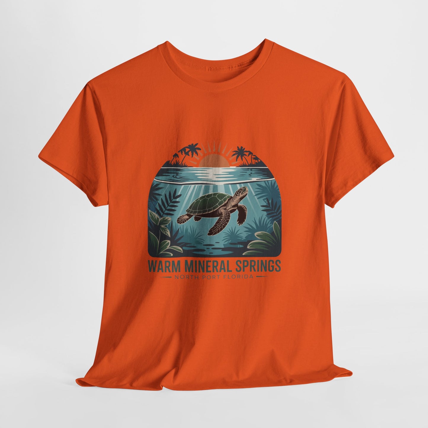 Warm Mineral Springs North Port Florida Turtle T-Shirt