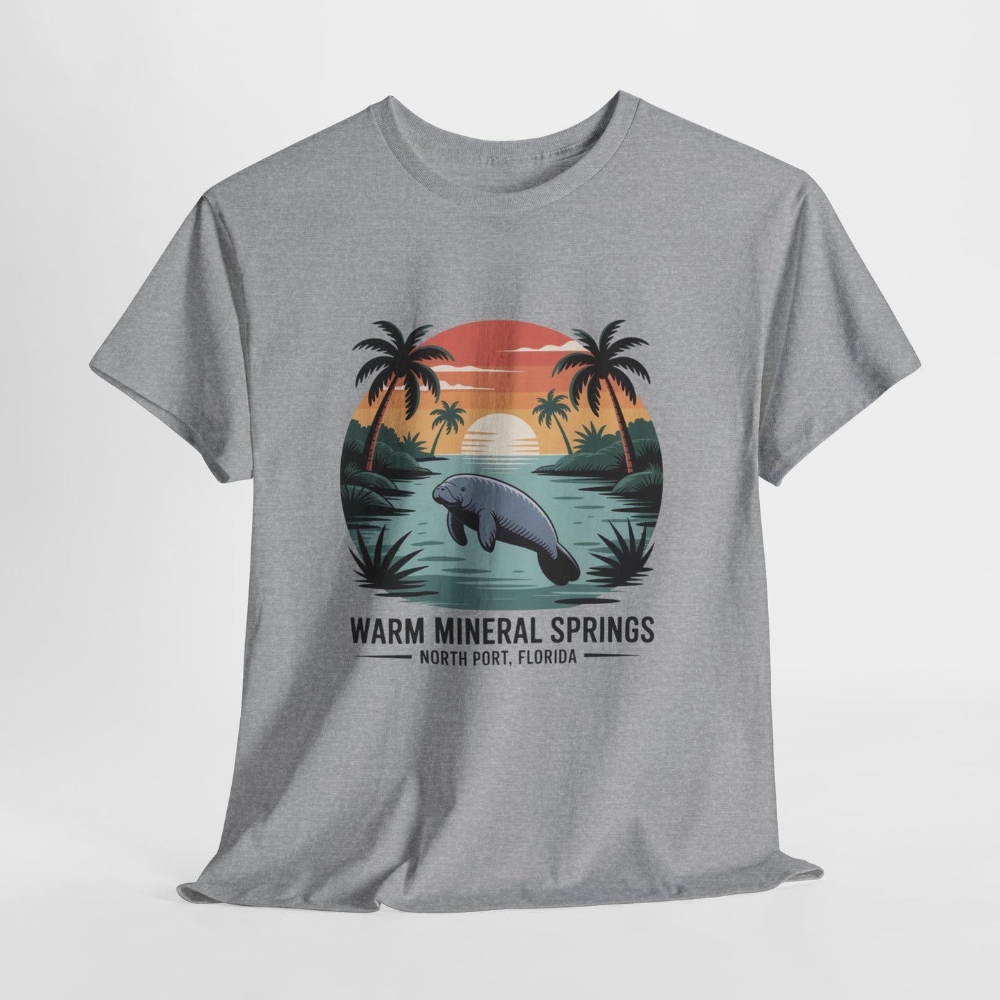 Warm Mineral Springs North Port Florida Manatee T-Shirt