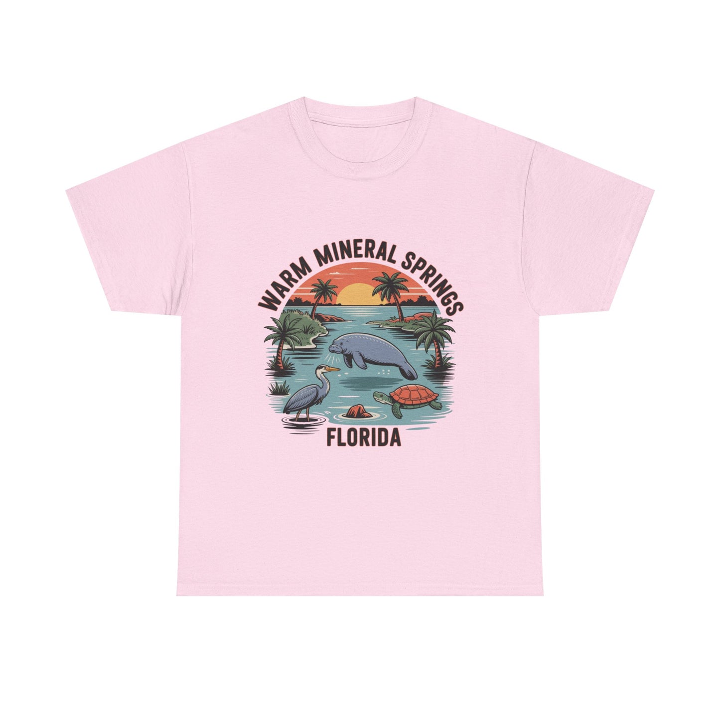 Warm Mineral Springs Florida Wildlife Scene T-Shirt