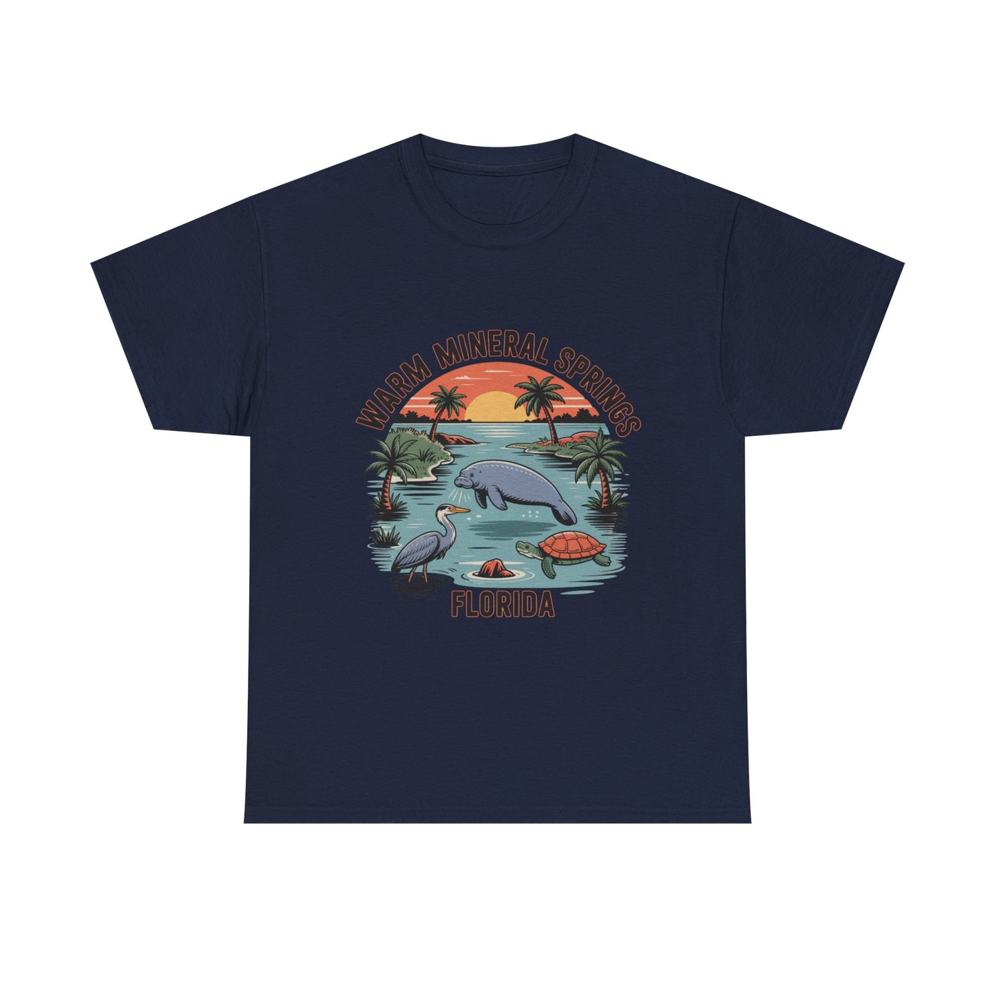 Warm Mineral Springs Florida Wildlife Scene T-Shirt