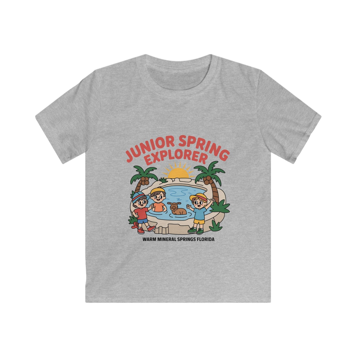 Warm Mineral Springs Junior Spring Explorer Kids T-Shirt – Florida Souvenir