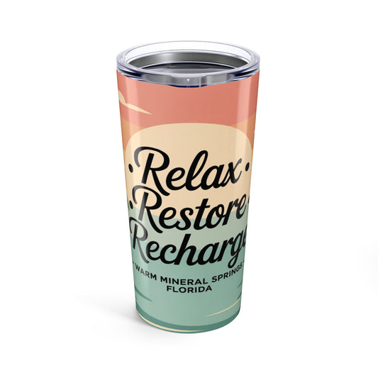 Warm Mineral Springs Florida Relax Restore Recharge Tumbler