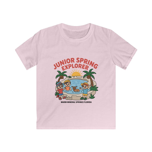 Warm Mineral Springs Junior Spring Explorer Kids T-Shirt – Florida Souvenir