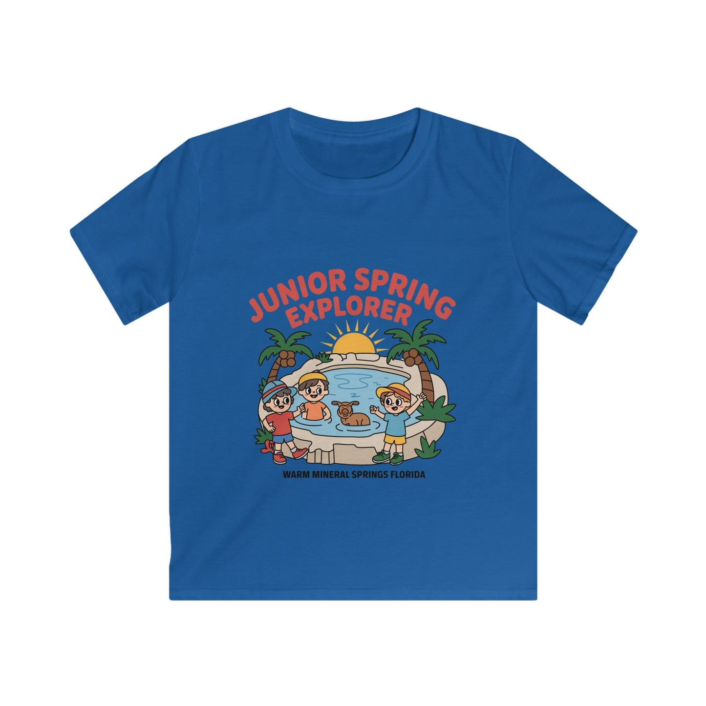 Warm Mineral Springs Junior Spring Explorer Kids T-Shirt – Florida Souvenir