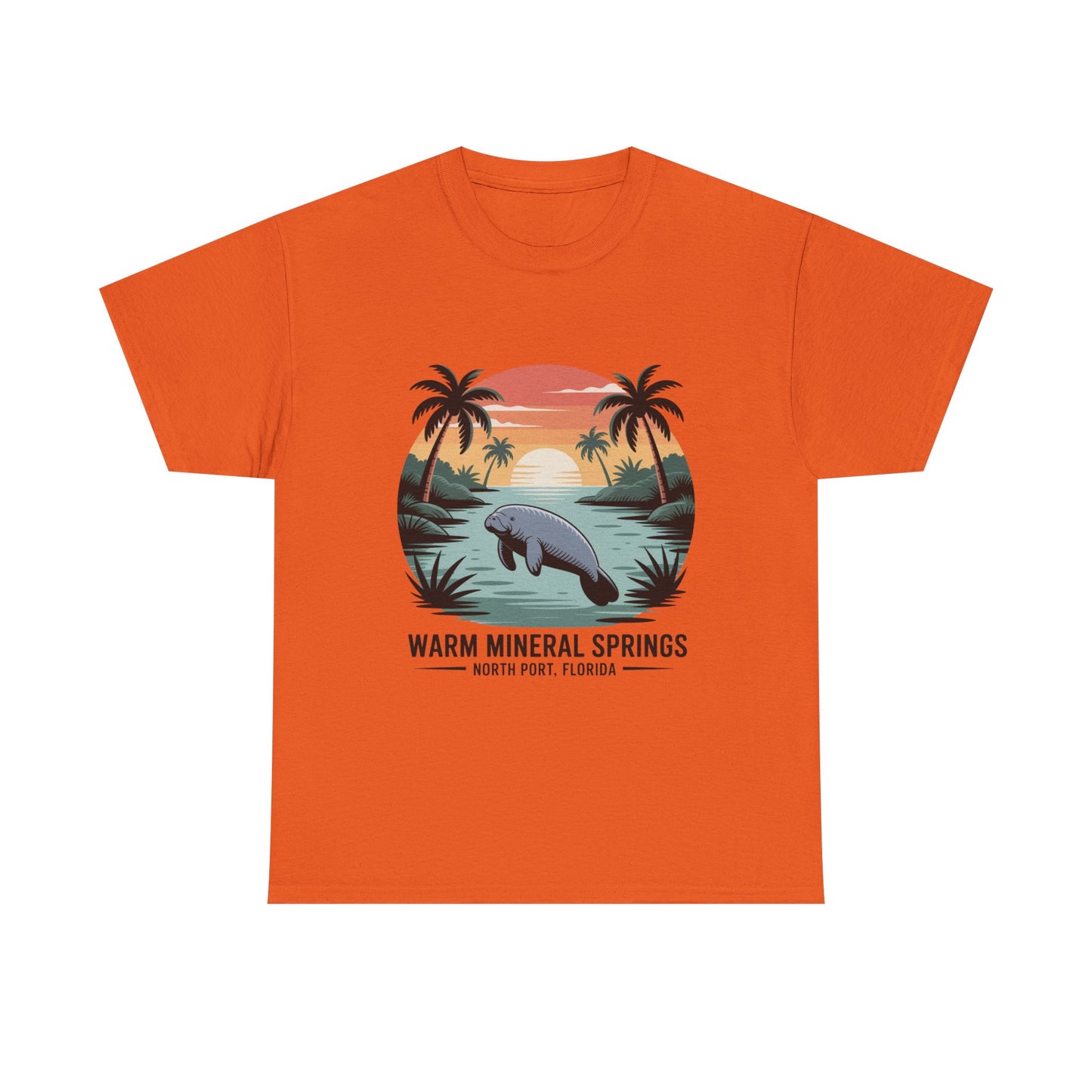 Warm Mineral Springs North Port Florida Manatee T-Shirt