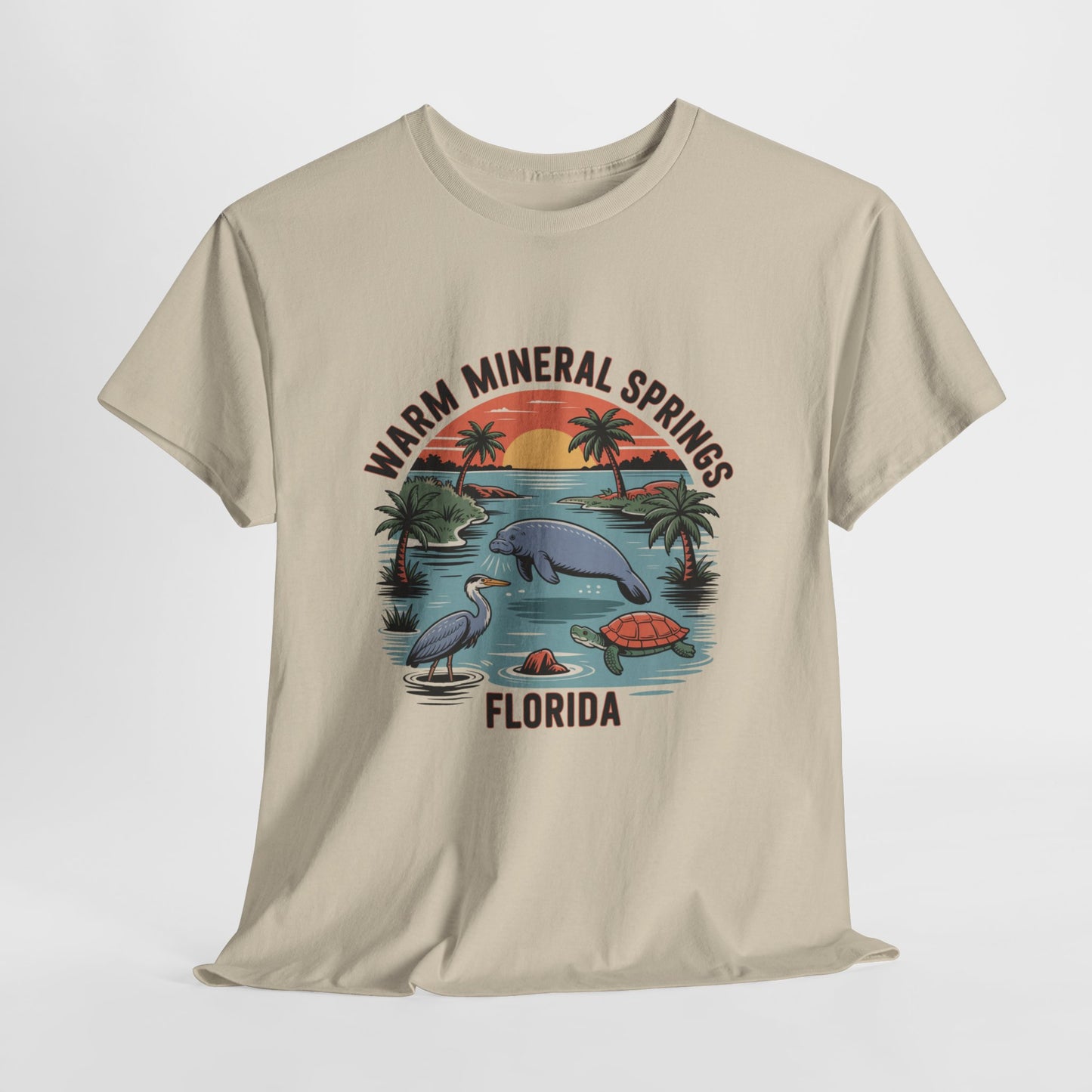 Warm Mineral Springs Florida Wildlife Scene T-Shirt