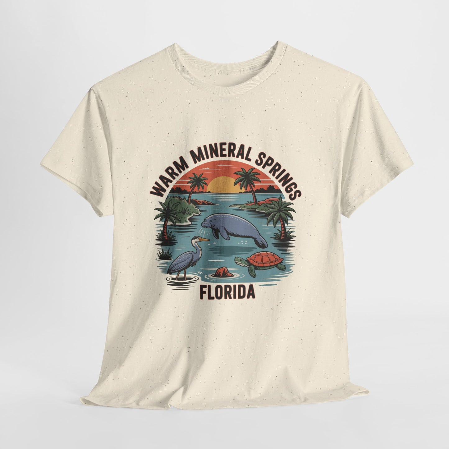 Warm Mineral Springs Florida Wildlife Scene T-Shirt