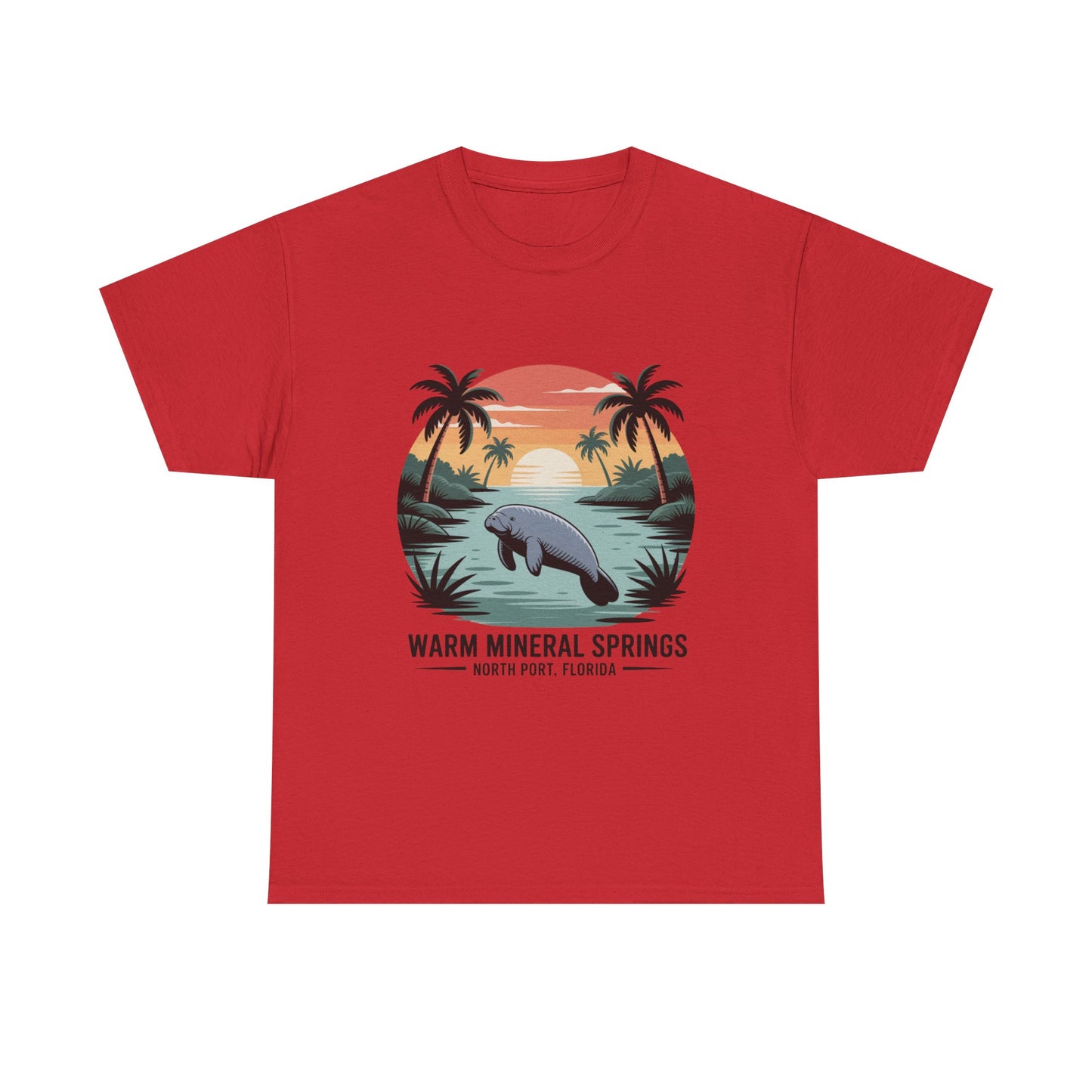 Warm Mineral Springs North Port Florida Manatee T-Shirt