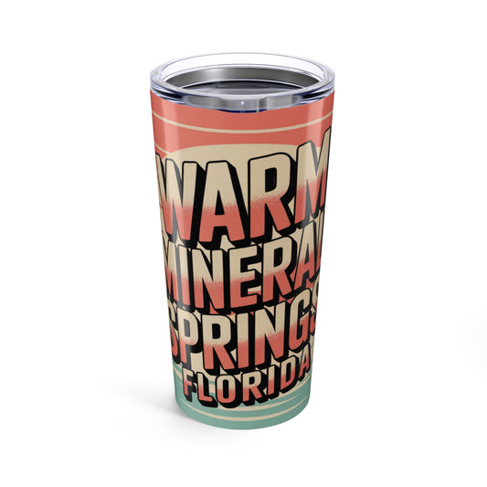 Warm Mineral Springs Florida Sunset Travel Tumbler
