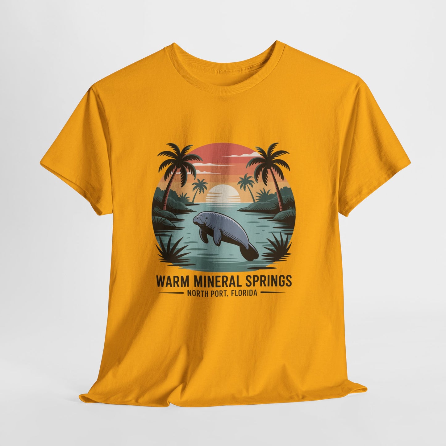 Warm Mineral Springs North Port Florida Manatee T-Shirt