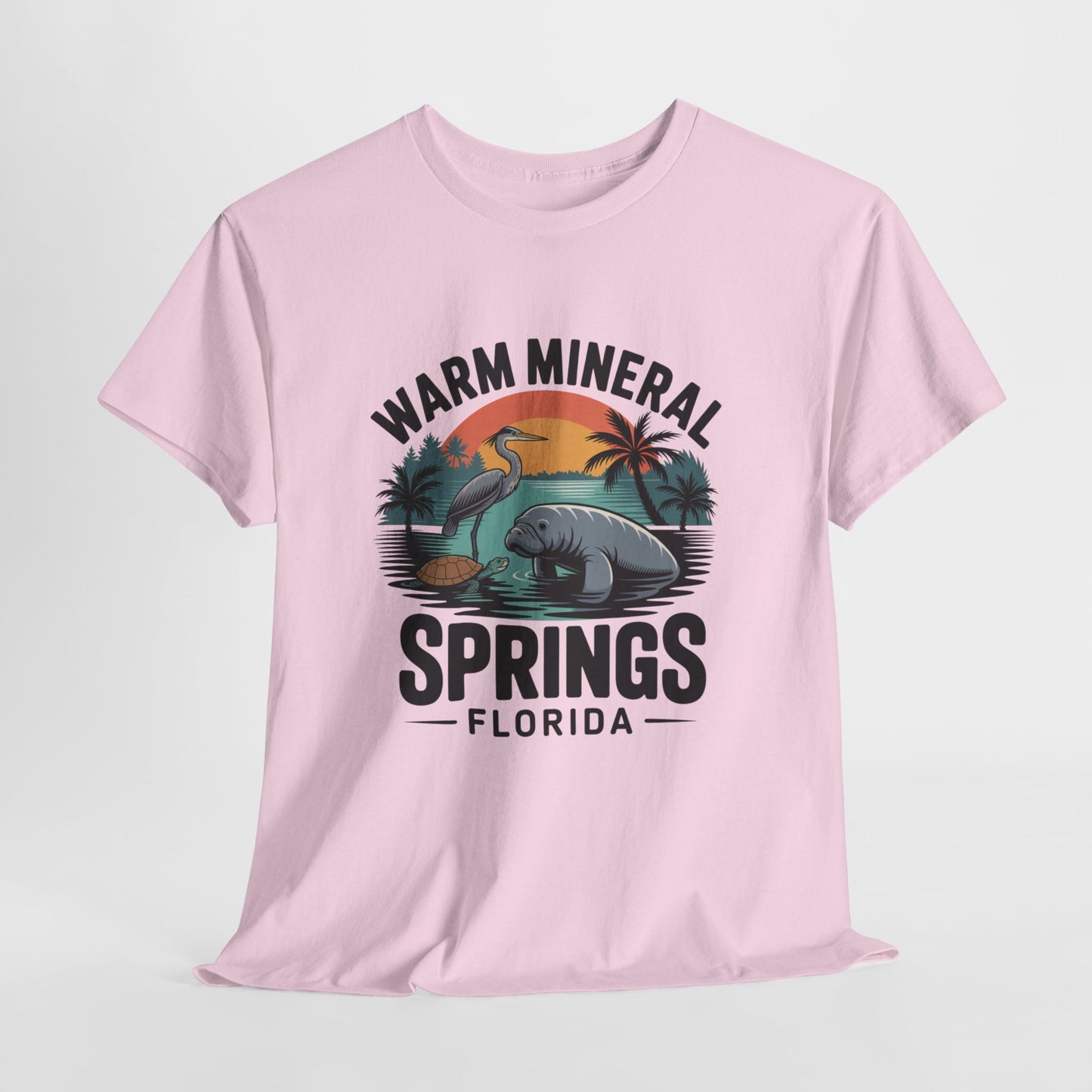 Warm Mineral Springs Florida Wildlife Sunset T-Shirt