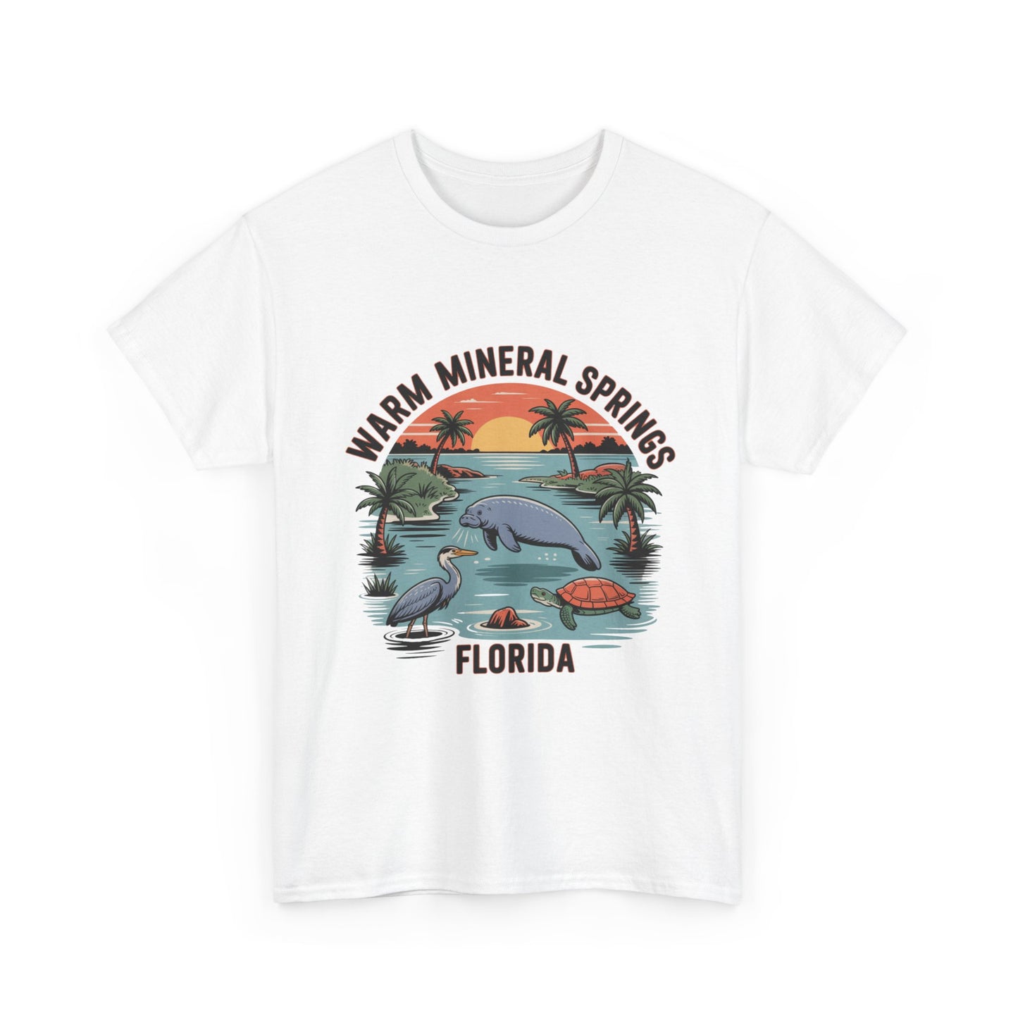 Warm Mineral Springs Florida Wildlife Scene T-Shirt
