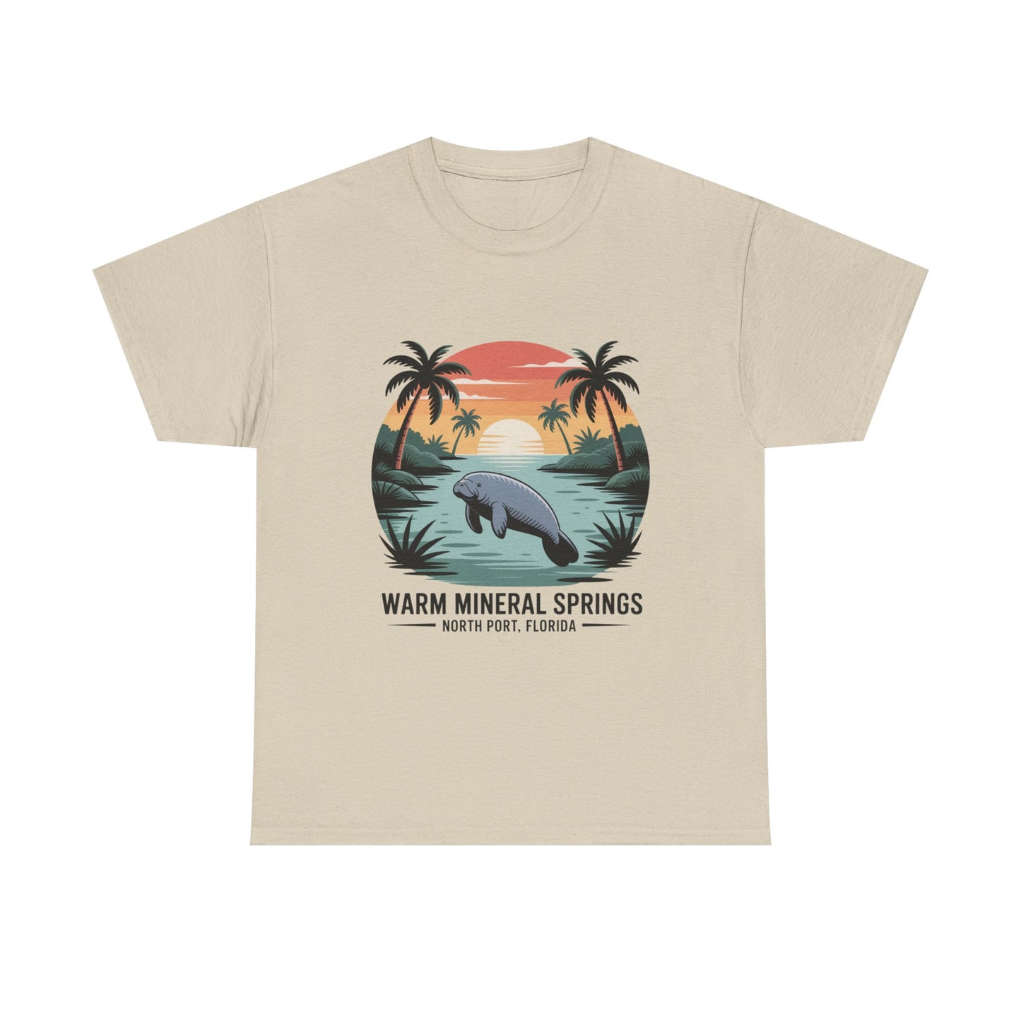Warm Mineral Springs North Port Florida Manatee T-Shirt