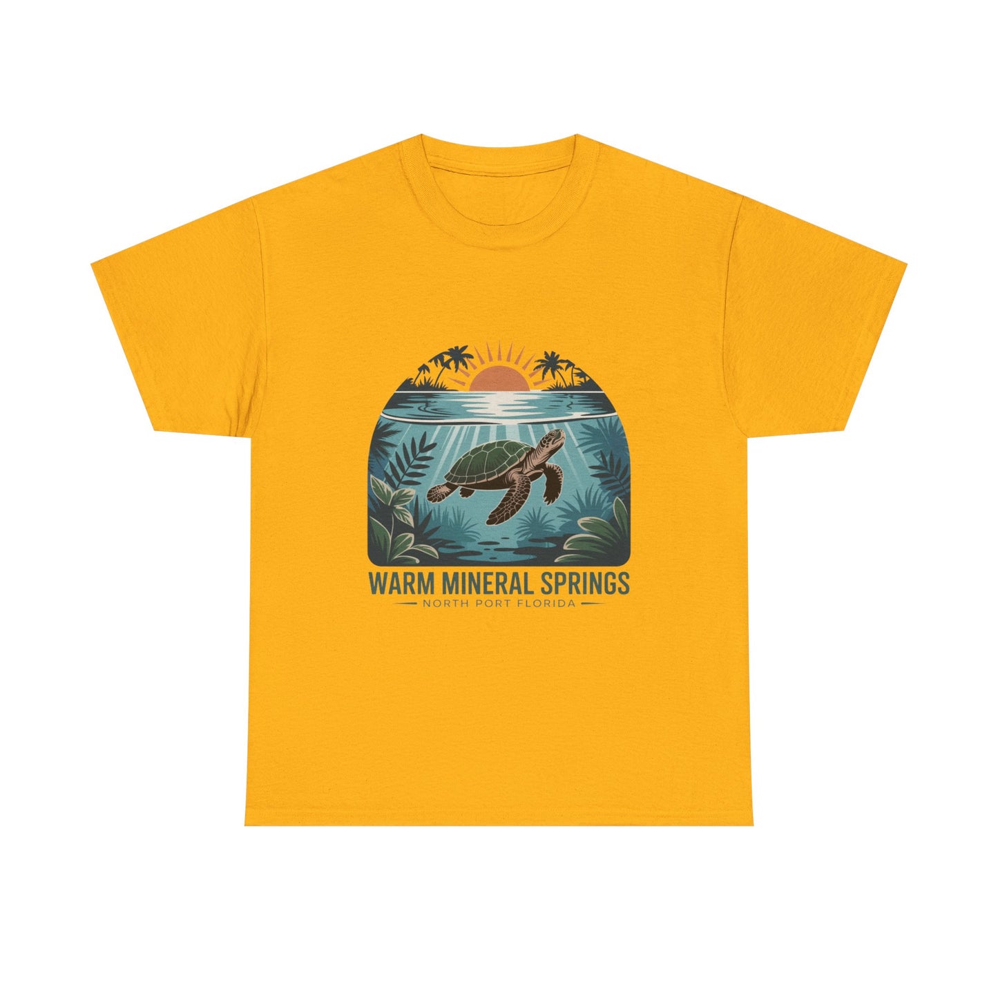 Warm Mineral Springs North Port Florida Turtle T-Shirt