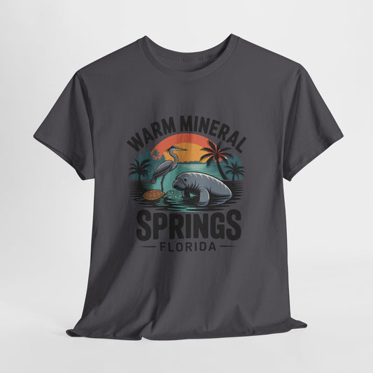 Warm Mineral Springs Florida Wildlife Sunset T-Shirt