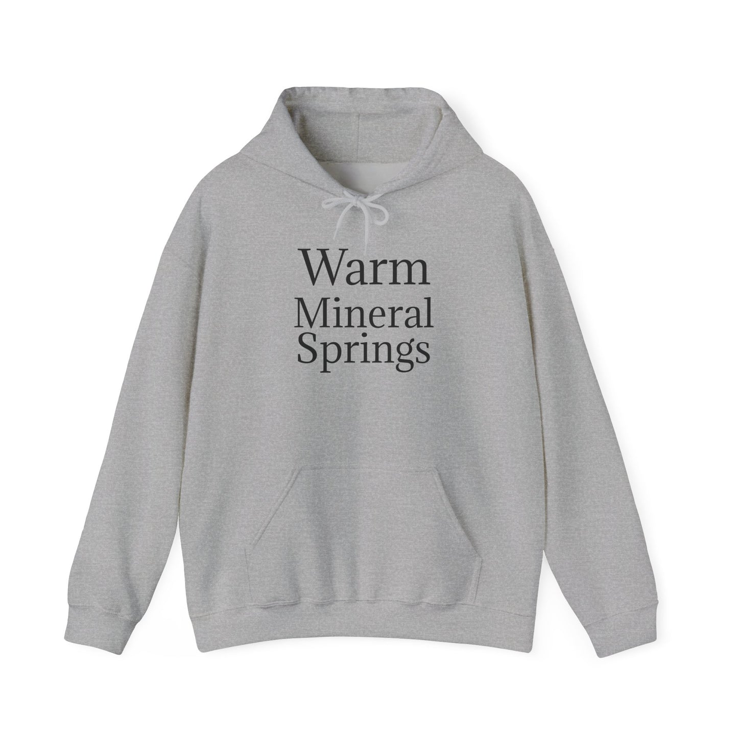 Classic Warm Mineral Springs Hoodie Sweatshirt – Cozy Florida Souvenir Apparel