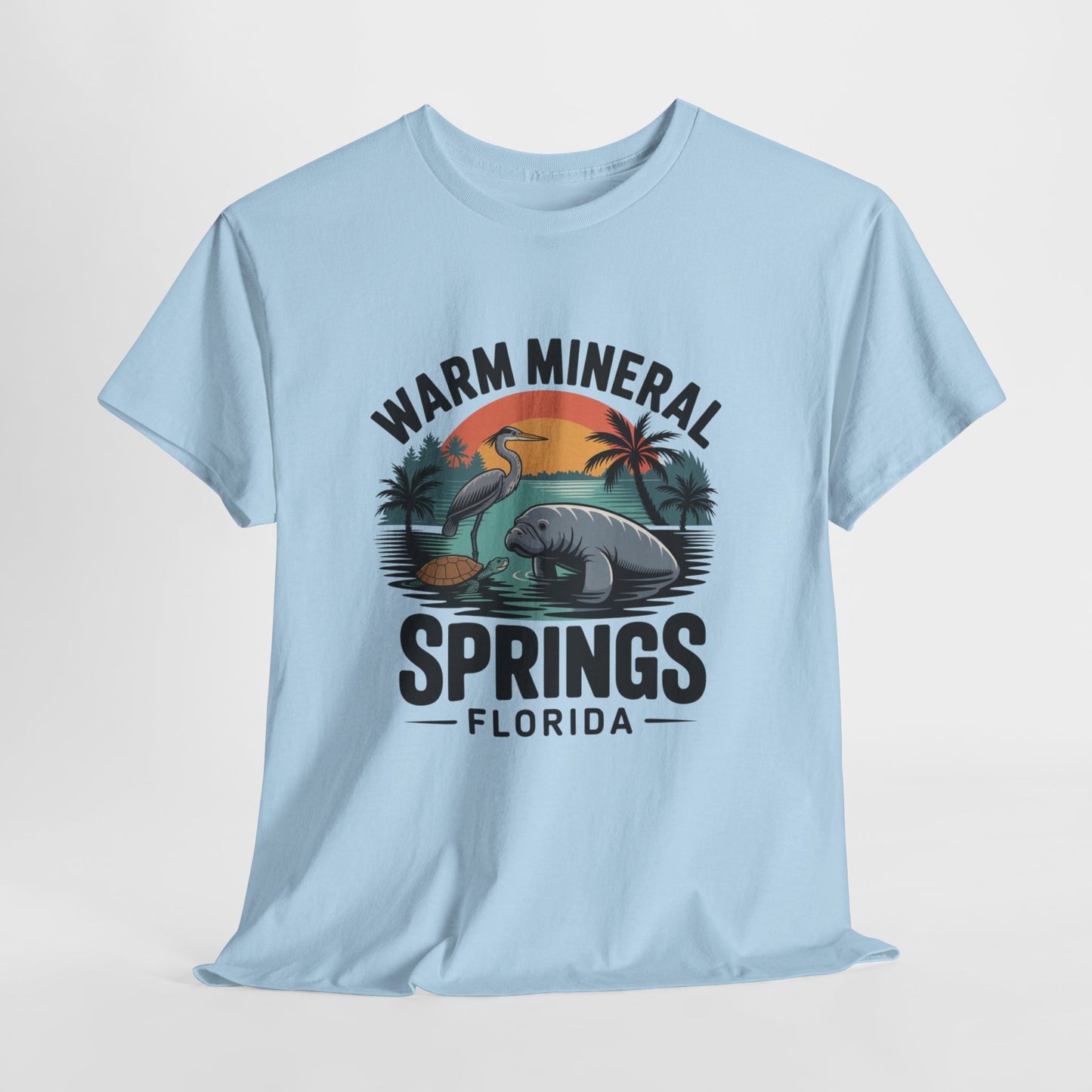 Warm Mineral Springs Florida Wildlife Sunset T-Shirt